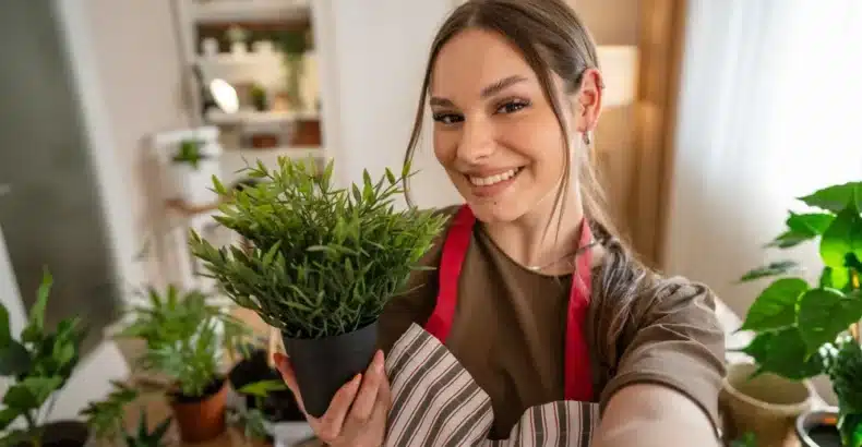 Young woman smiling at the camera